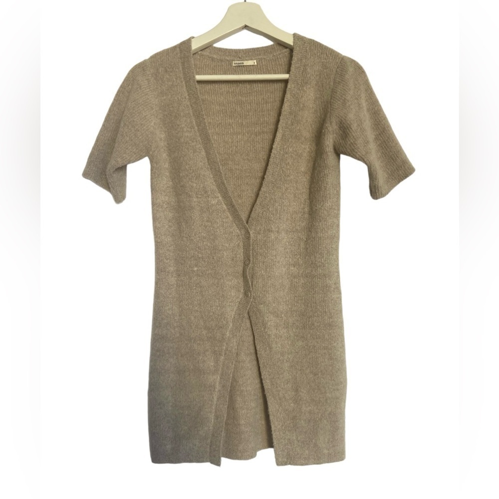 House Of CB Women's Short Sleeve Cardigan Knit Wool Size Small